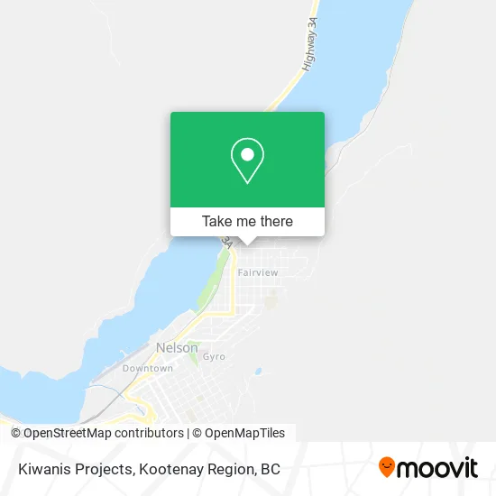 Kiwanis Projects map