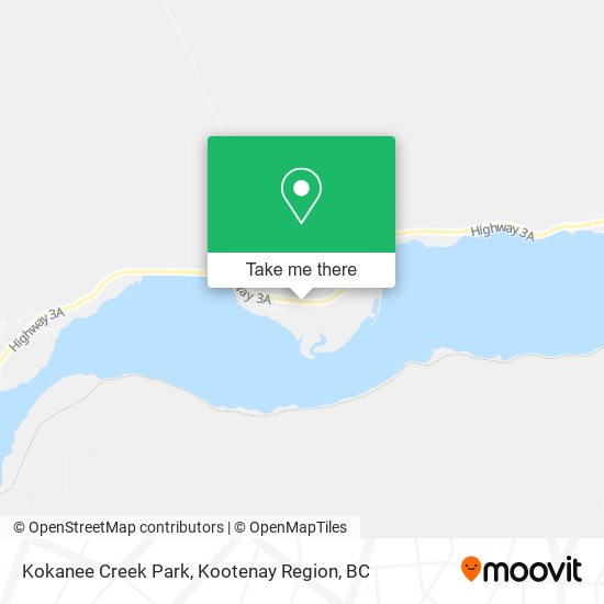 Kokanee Creek Park map