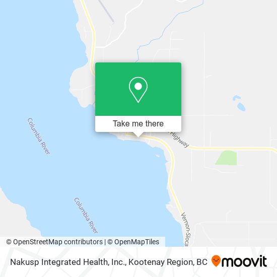 Nakusp Integrated Health, Inc. map