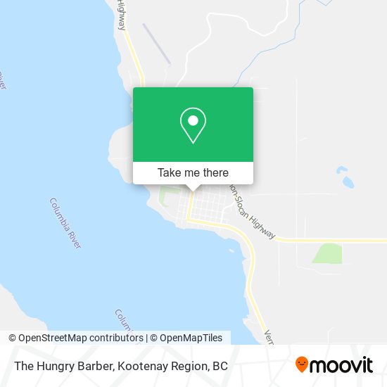 The Hungry Barber map
