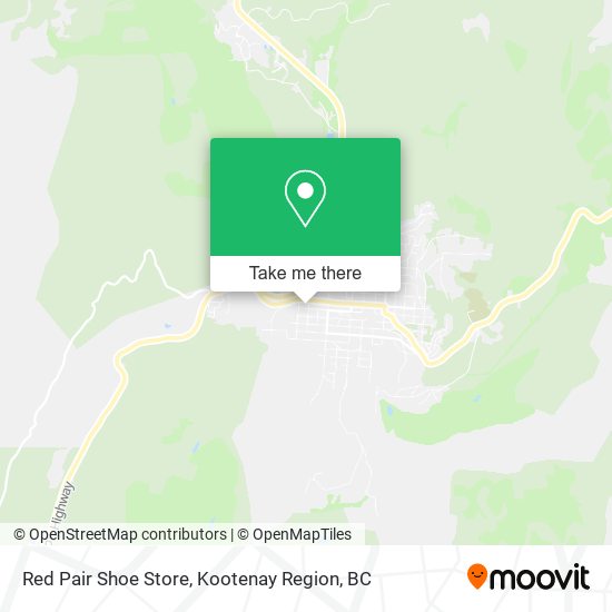 Red Pair Shoe Store map