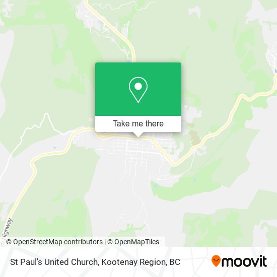 St Paul's United Church map