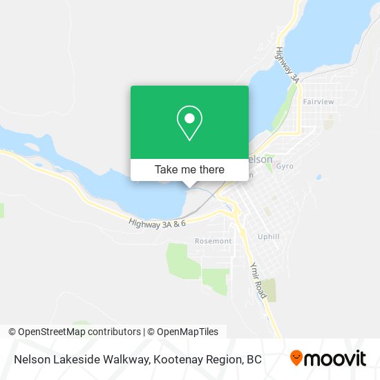 Nelson Lakeside Walkway plan