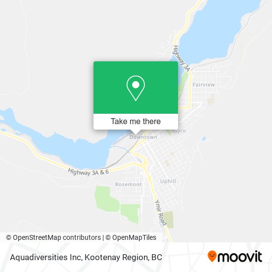 Aquadiversities Inc map