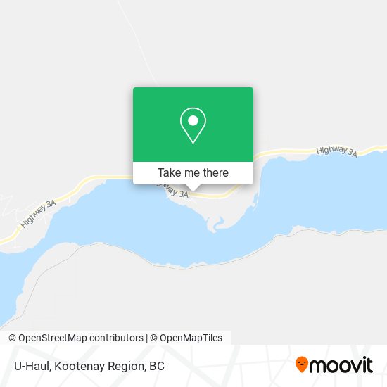 U-Haul map