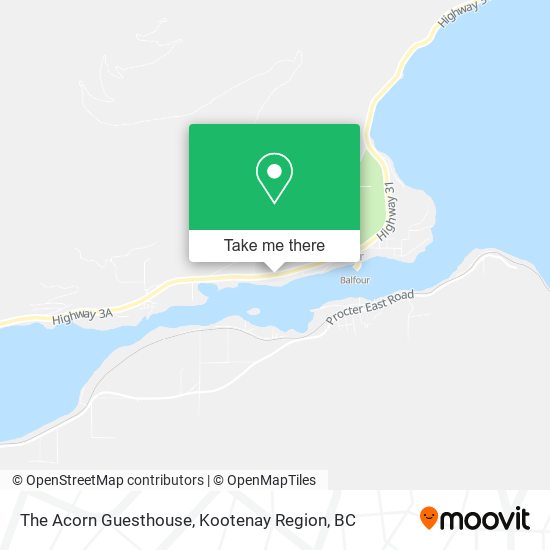 The Acorn Guesthouse map
