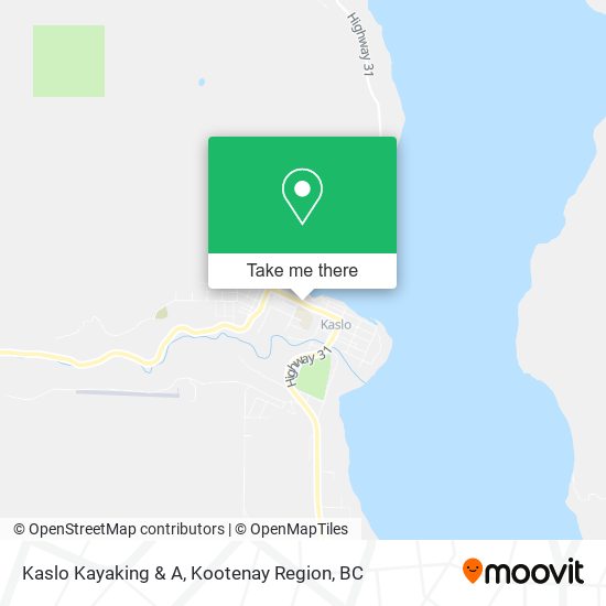 Kaslo Kayaking & A map