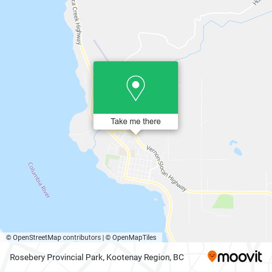 Rosebery Provincial Park plan