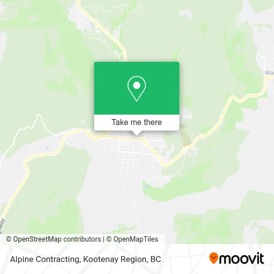 Alpine Contracting map