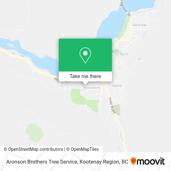 Aronson Brothers Tree Service map