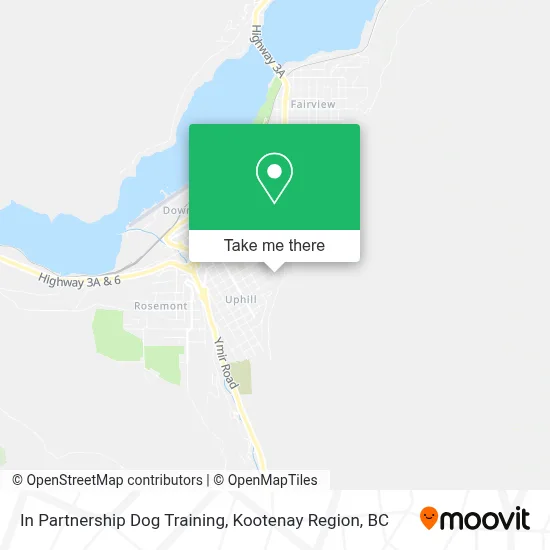 In Partnership Dog Training map