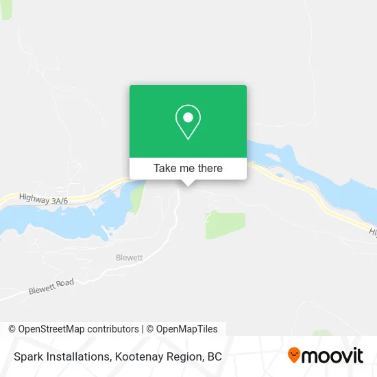 Spark Installations map