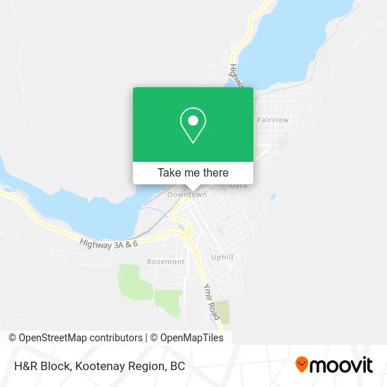 H&R Block map