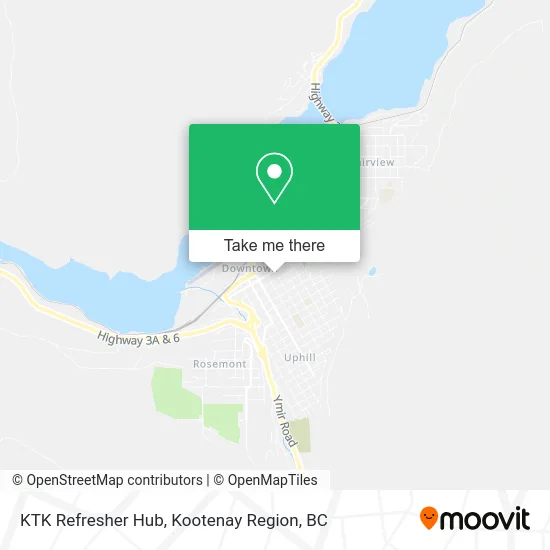 KTK Refresher Hub map