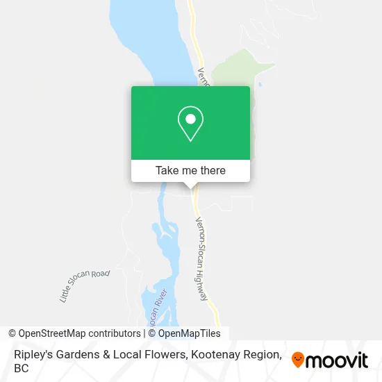 Ripley's Gardens & Local Flowers map
