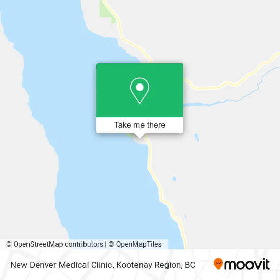 New Denver Medical Clinic map