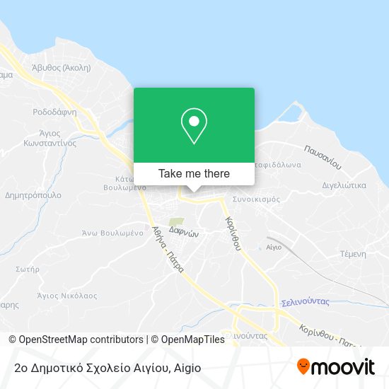 2ο Δημοτικό Σχολείο Αιγίου map