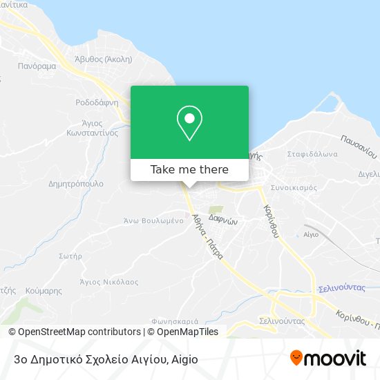 3ο Δημοτικό Σχολείο Αιγίου map