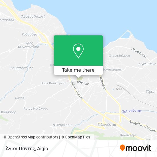 Άγιοι Πάντες map