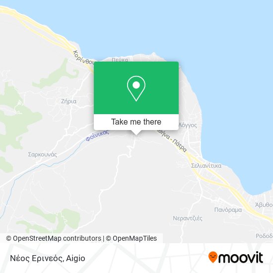 Νέος Ερινεός map