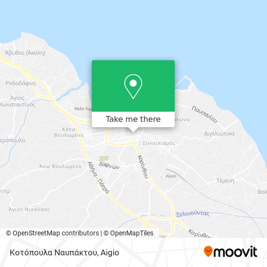 Κοτόπουλα Ναυπάκτου map