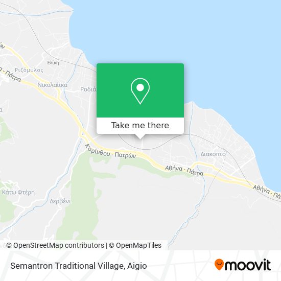 Semantron Traditional Village map