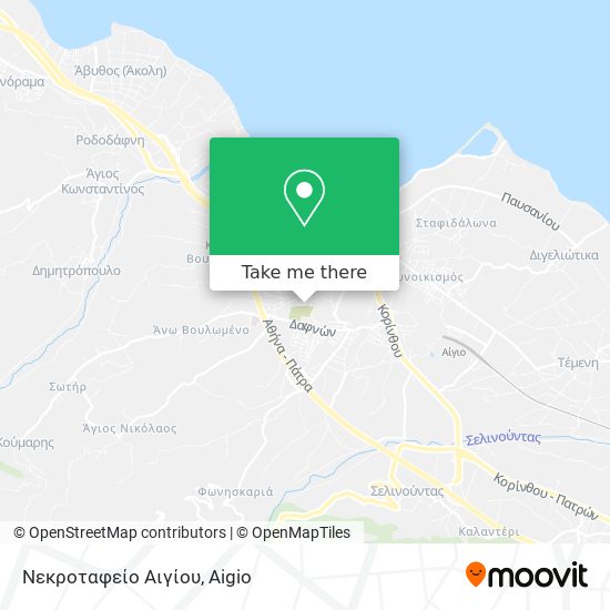 Νεκροταφείο Αιγίου map
