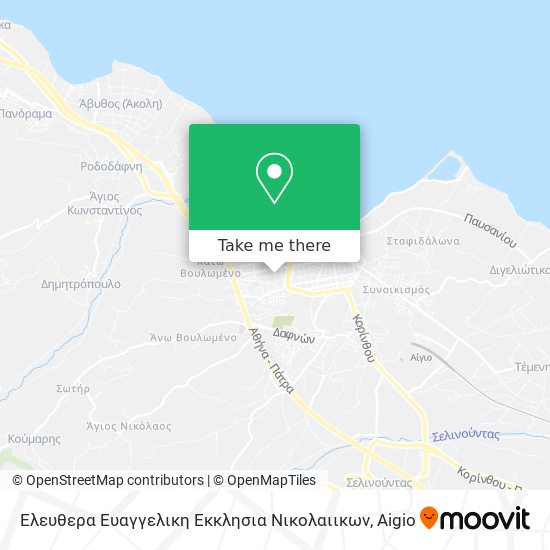 Ελευθερα Ευαγγελικη Εκκλησια Νικολαιικων map
