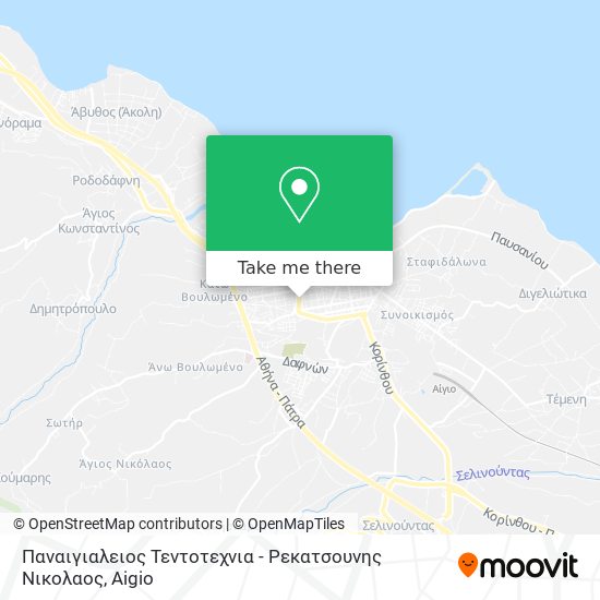 Παναιγιαλειος Τεντοτεχνια - Ρεκατσουνης Νικολαος map