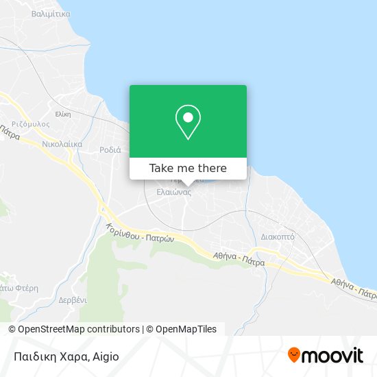 Παιδικη Χαρα map