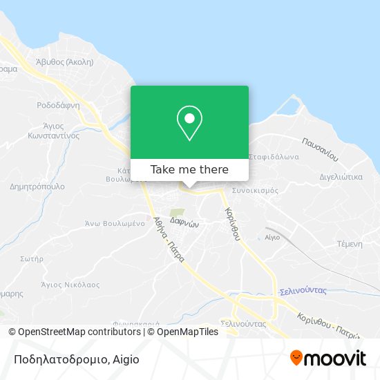 Ποδηλατοδρομιο map
