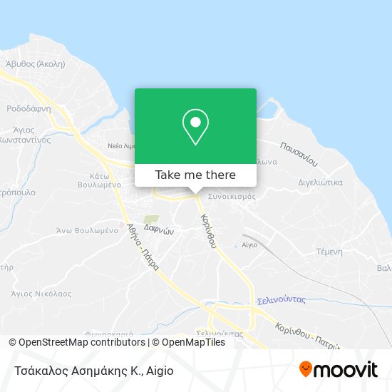 Τσάκαλος Ασημάκης Κ. map