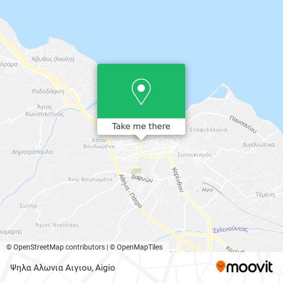 Ψηλα Αλωνια Αιγιου map
