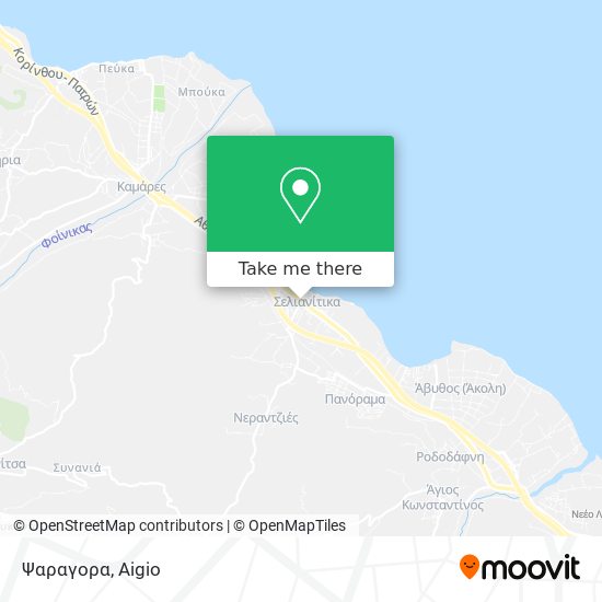 Ψαραγορα map