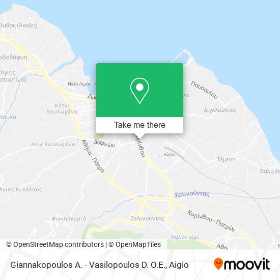 Giannakopoulos A. - Vasilopoulos D. O.E. map