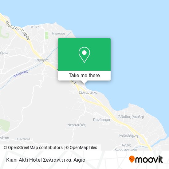 Kiani Akti Hotel Σελιανίτικα map