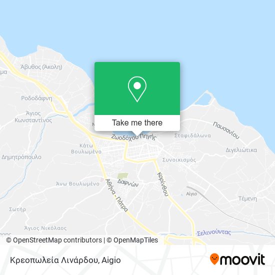 Κρεοπωλεία Λινάρδου map