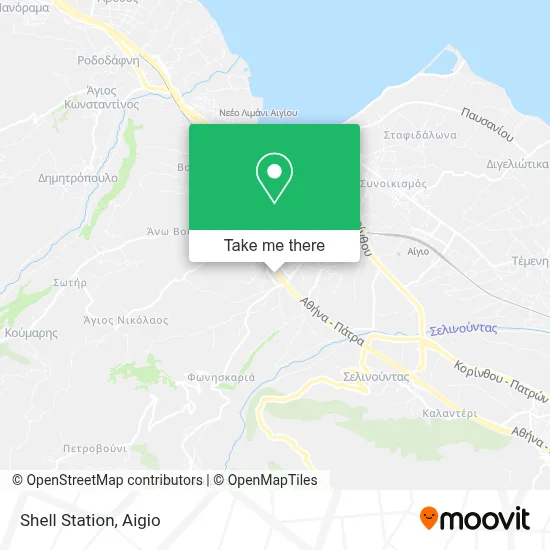 Shell Station map