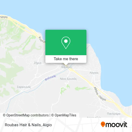 Roubas Hair & Nails map