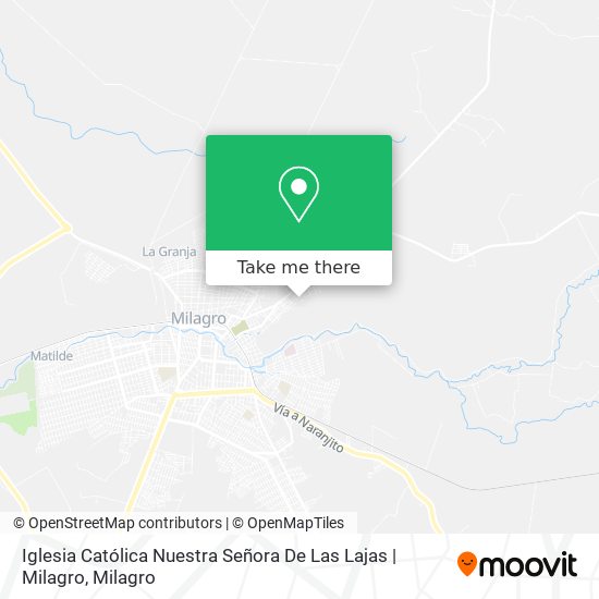 Iglesia Católica Nuestra Señora De Las Lajas | Milagro map