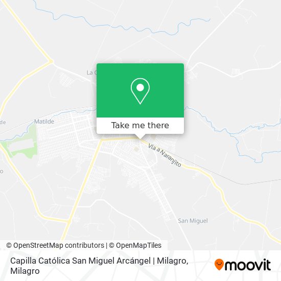 Capilla Católica San Miguel Arcángel | Milagro map