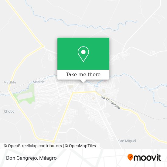 Don Cangrejo map