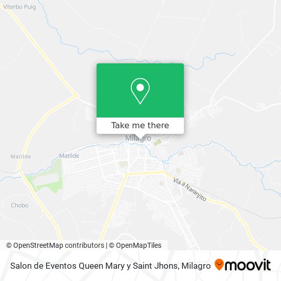 Salon de Eventos Queen Mary y Saint Jhons map
