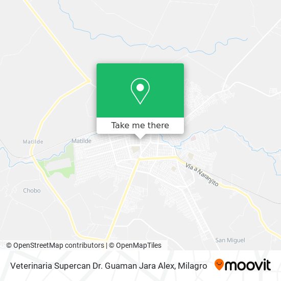 Veterinaria Supercan Dr. Guaman Jara Alex map