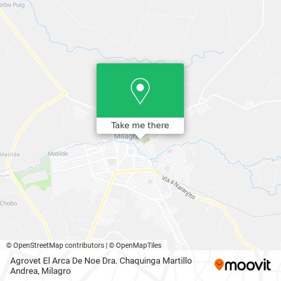 Agrovet El Arca De Noe Dra. Chaquinga Martillo Andrea map