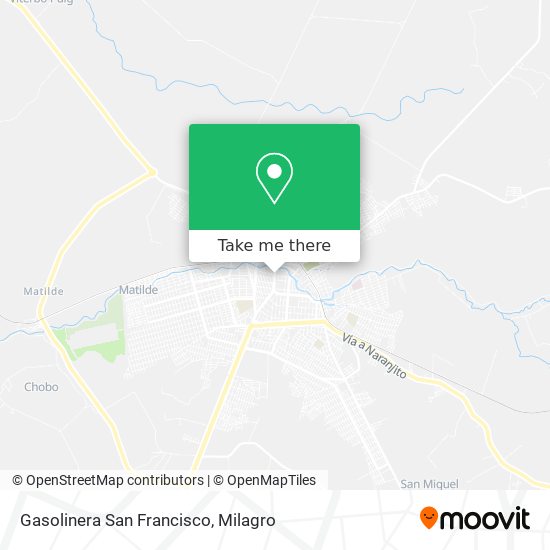 Gasolinera San Francisco map