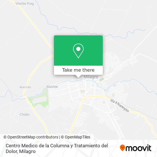 Centro Medico de la Columna y Tratamiento del Dolor map
