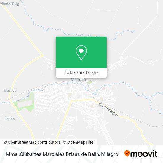 Mapa de Mma .Clubartes Marciales Brisas de Belin