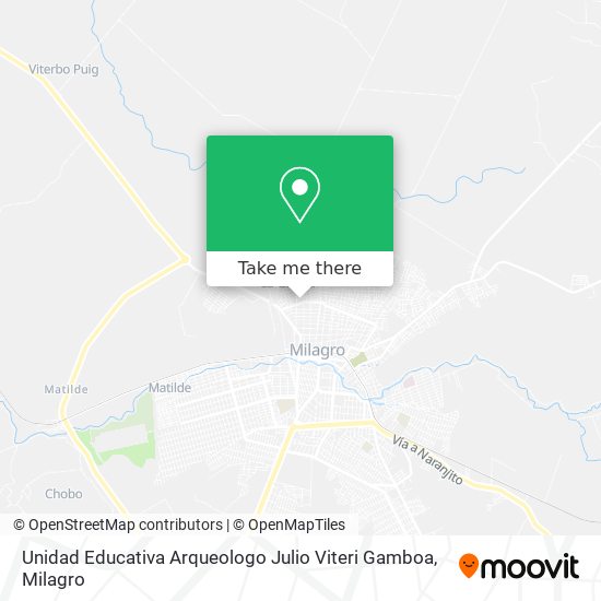 Mapa de Unidad Educativa Arqueologo Julio Viteri Gamboa