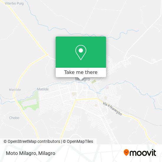 Moto Milagro map